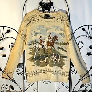 Lauren Ralph Lauren Hand Knit Sweater (L)